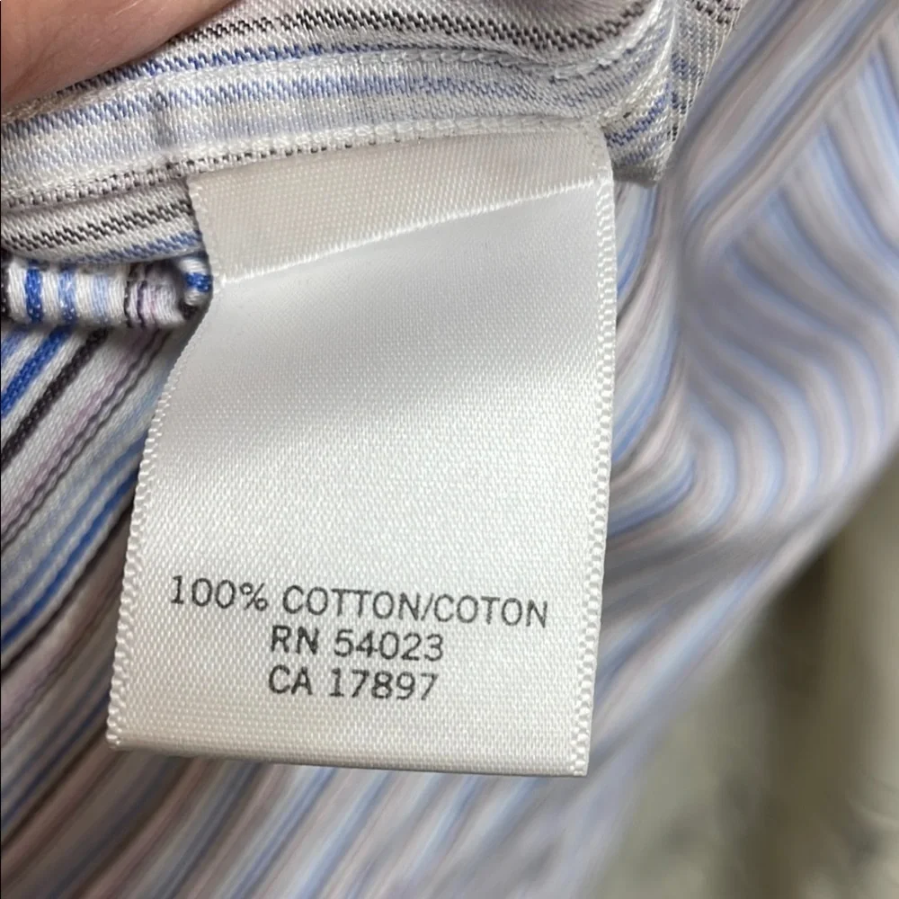 Banana Republic 100% cotton Men's Blue Striped Shirt